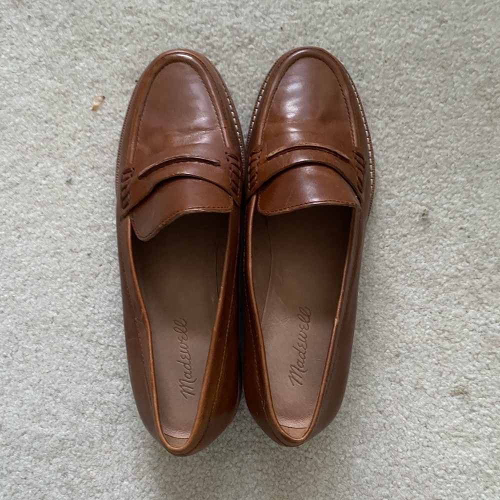 Madewell brown loafers